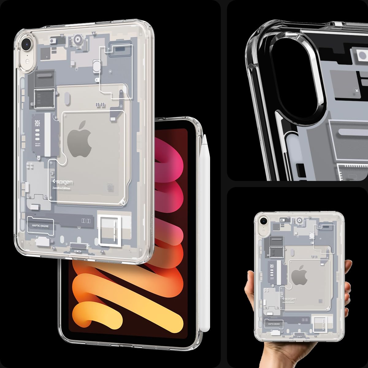 Amazon.com: Spigen for iPad mini 7 Case A17 Pro (2024), 8.3 Inch